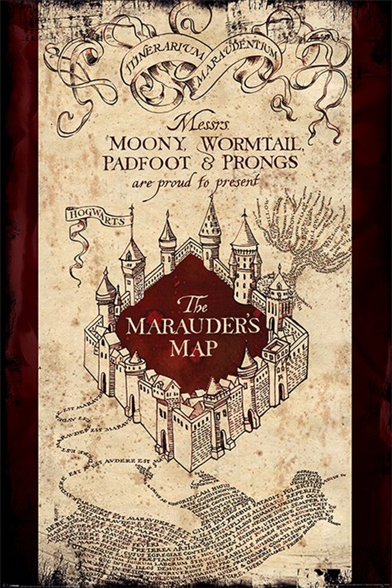 Harry Potter - The Marauders Map/Product Detail/Posters & Prints