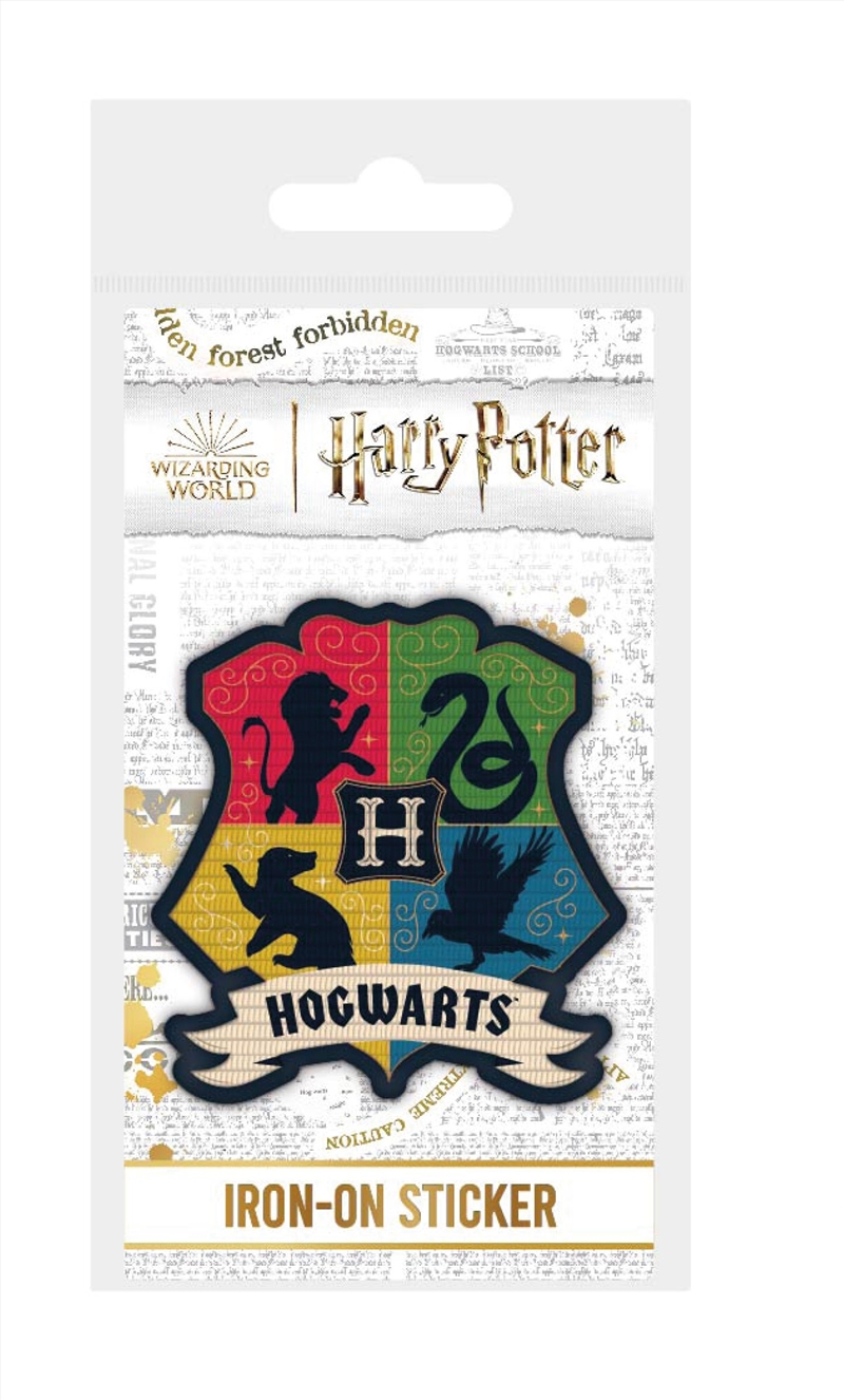 Harry Potter - Hogwarts Crest - Iron-On Patch/Product Detail/Accessories