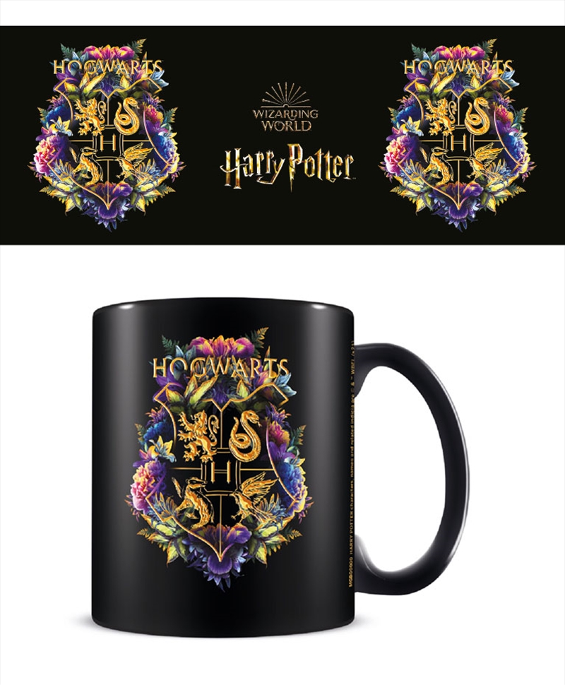 Harry Potter - Floral Crest/Product Detail/Mugs