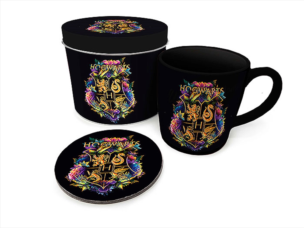 Harry Potter - Floral Crest/Product Detail/Mugs
