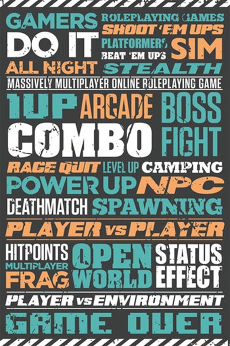 Gaming - Typographic/Product Detail/Posters & Prints