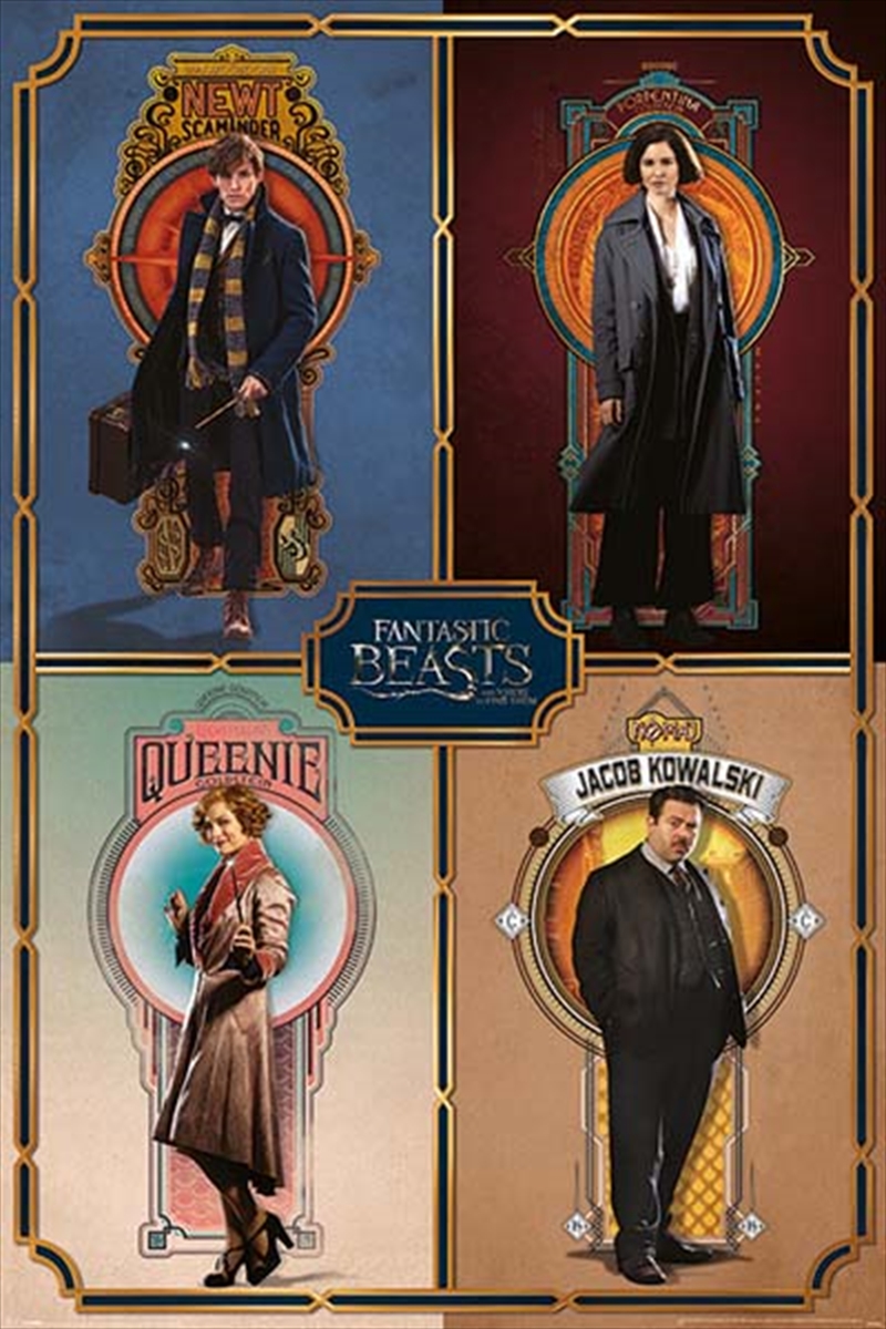 Fantastic Beasts - Framed Cast/Product Detail/Posters & Prints
