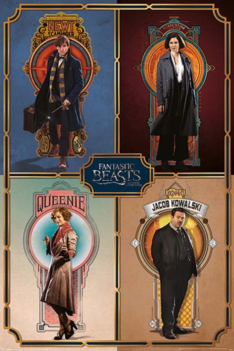 Fantastic Beasts - Framed Cast/Product Detail/Posters & Prints