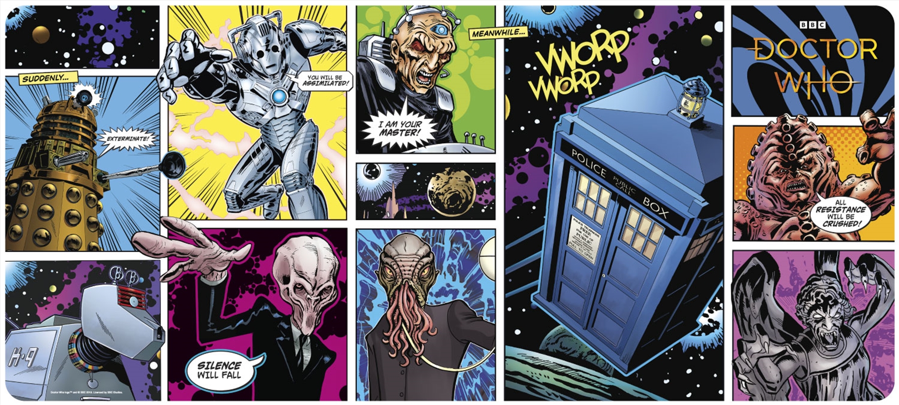 Doctor Who - Villains - XXL Gaming Mat/Product Detail/Computer Accessories