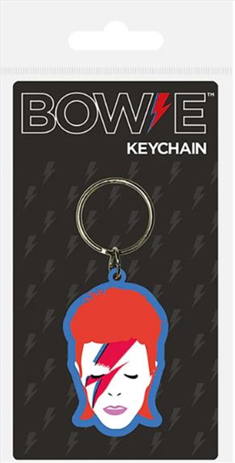 David Bowie - Ziggy Stardust - Rubber Keyring/Product Detail/Keyrings