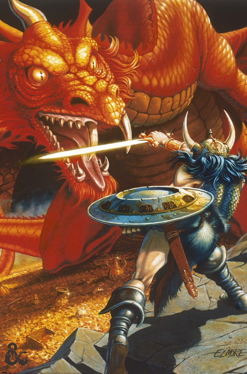 Dungeons & Dragons - Classic Red Dragon - Reg Poster/Product Detail/Posters & Prints