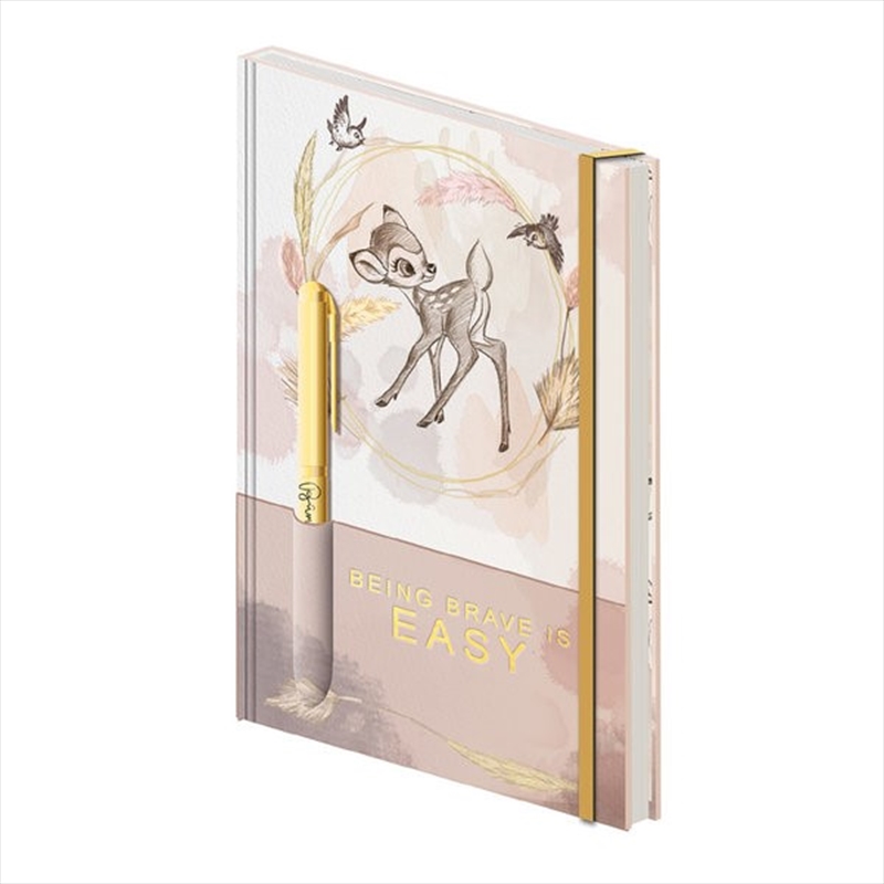 Bambi - Brave - Premium A5 Notebook With Pen/Product Detail/Notebooks & Journals