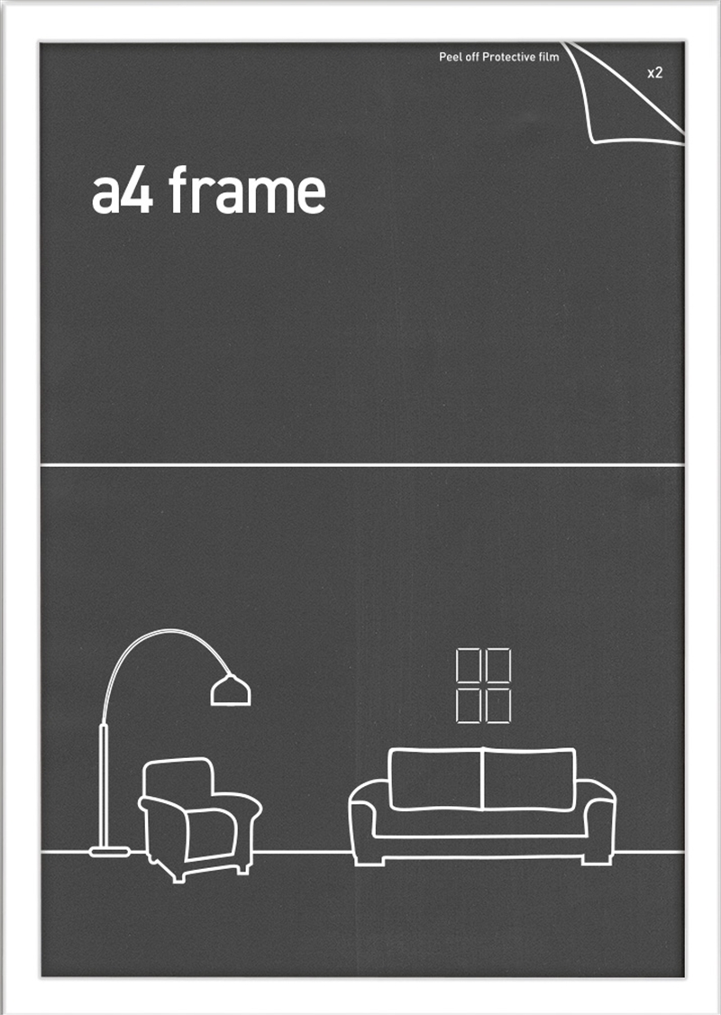 A4 Frame White/Product Detail/Decor