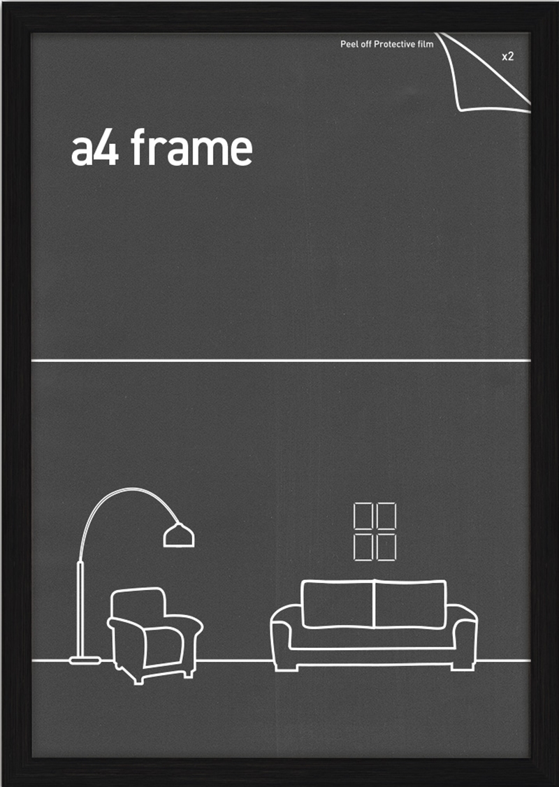 A4 Frame Black/Product Detail/Decor