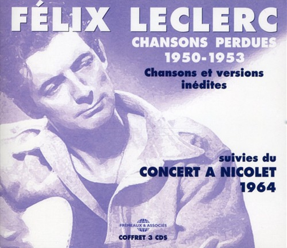 Chansons Perdues 1950-53/Product Detail/Blues