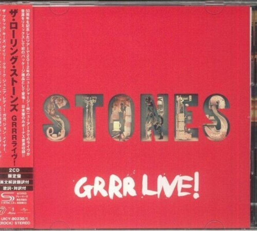 Grrr Live! - SHM-CD/Product Detail/Rock/Pop