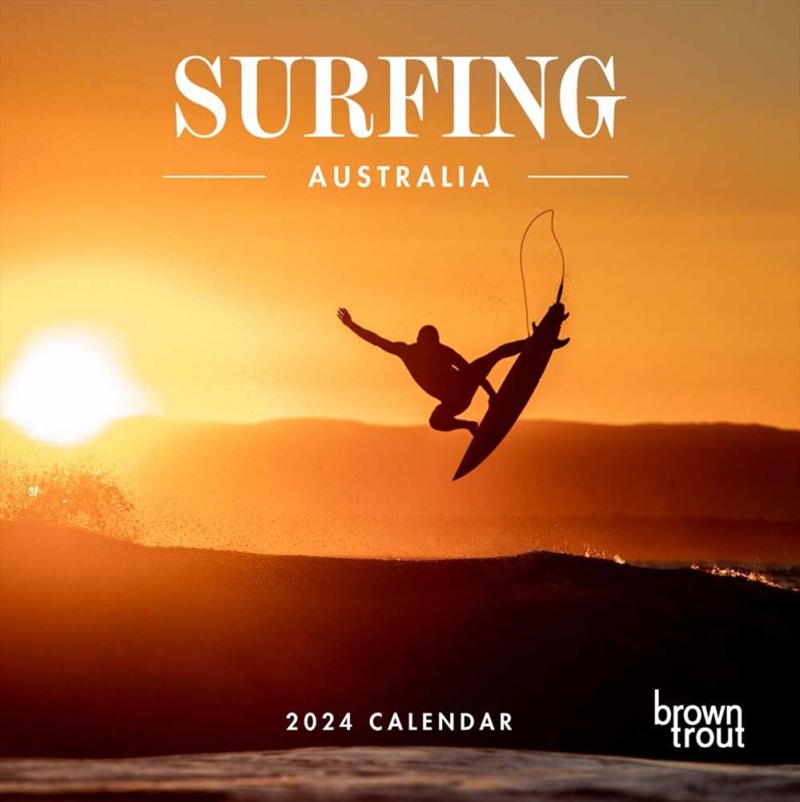 Surfing Australia  2024 12 x 24 Inch Monthly Square Wall Calendar/Product Detail/Calendars & Diaries