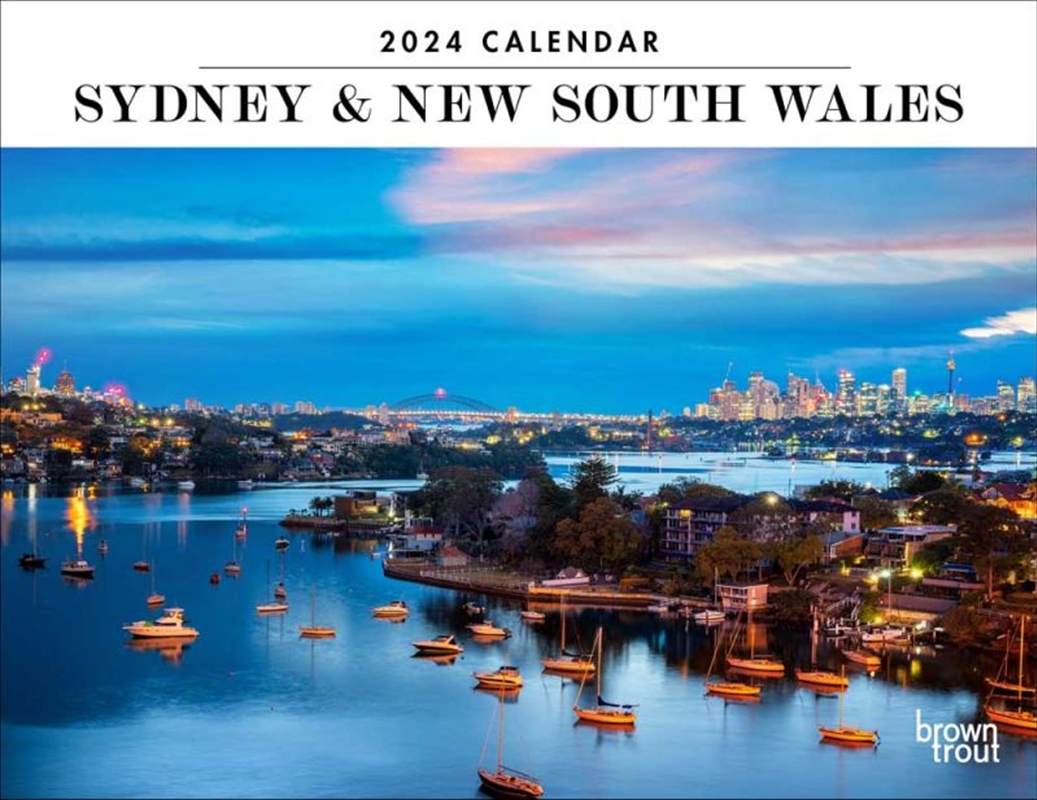 Sydney & New South Wales  2024 12 x 19 Inch Monthly Horizontal Wall Calendar/Product Detail/Calendars & Diaries