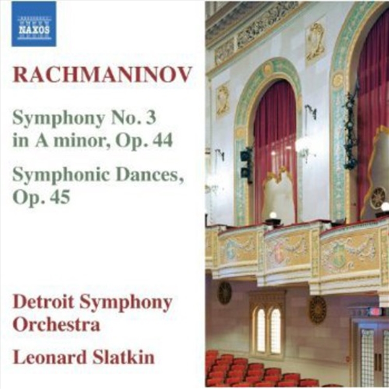 Symphony No 3 / Symphonic Dances/Product Detail/Classical