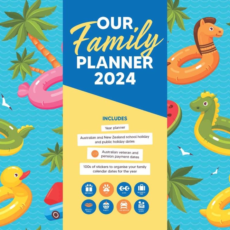 Our Favourite Family Planner  2024 12 x 24 Inch Monthly Square Wall Calendar/Product Detail/Calendars & Diaries