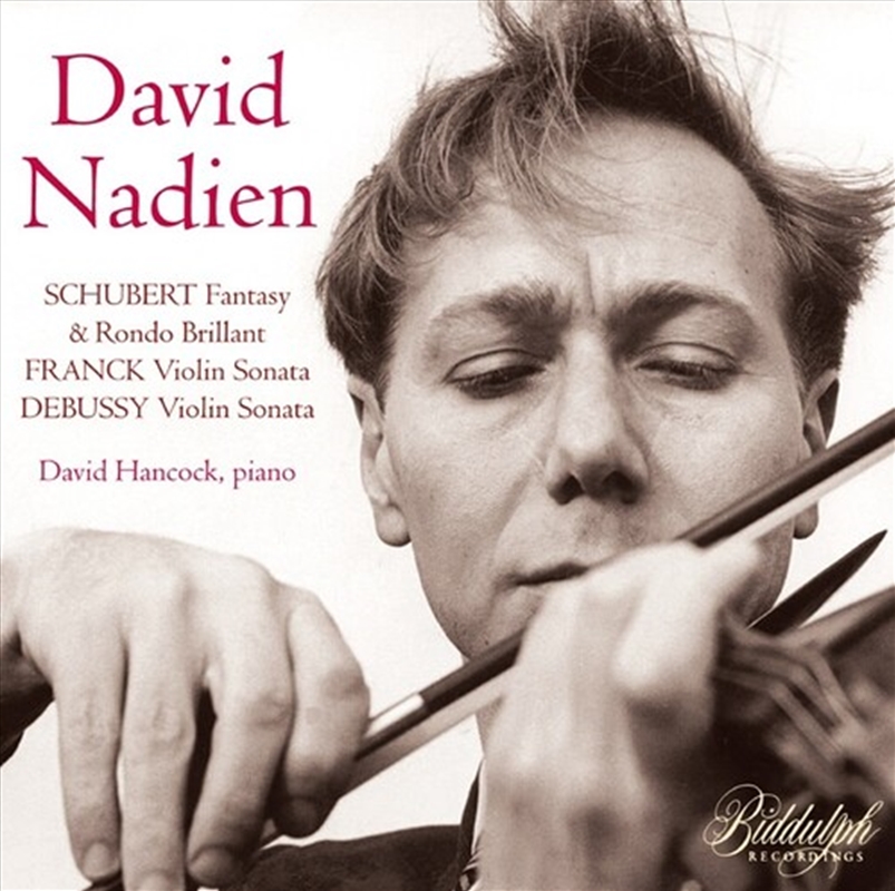 David Nadien Plays Schubert, Franck & Debussy/Product Detail/Classical