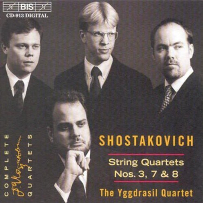 Qtet #3 Op.73 / QTQ #7 Op.108 / Qtet #8 Op.110/Product Detail/Classical