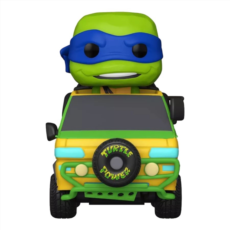 Teenage Mutant Ninja Turtles: Mutant Mayhem - Leonardo in Turtle Van US Exclusive Pop! Ride [RS]/Product Detail/Pop Vinyl Rides