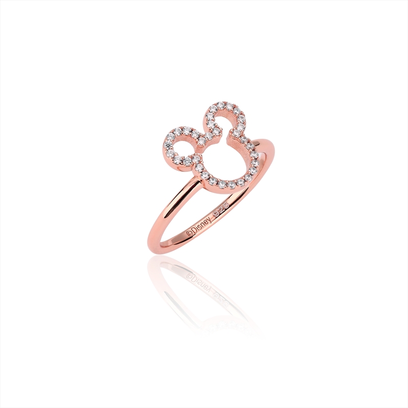 Ss Rgp Mickey Head Ring - Size 6/Product Detail/Jewellery