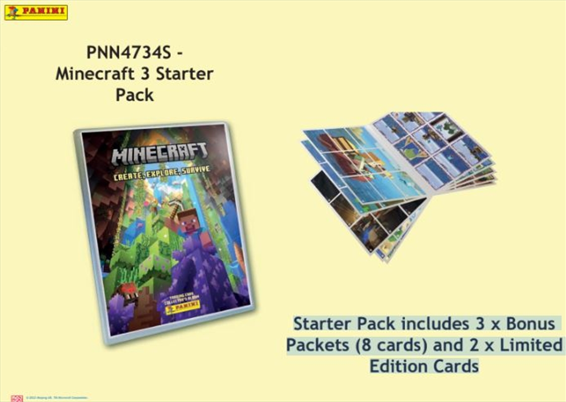 Minecraft 3 Starter Pack/Product Detail/Card Games