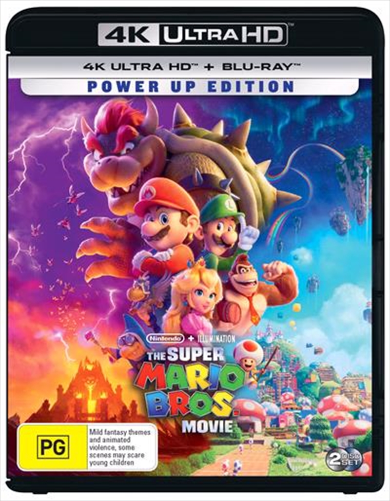 Super Mario Bros. Movie  Blu-ray + UHD - Power Up Edition, The/Product Detail/Animated