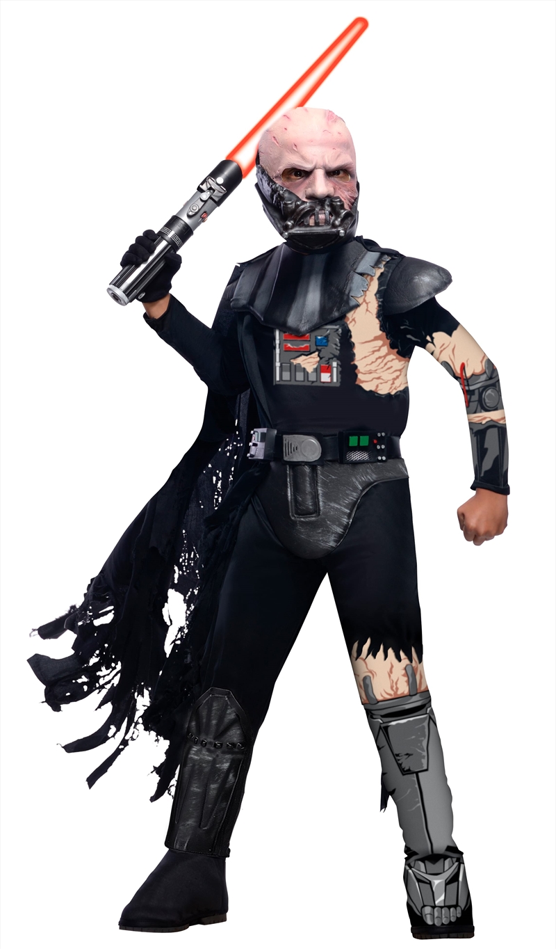 Darth Vader Battle Damage Child - Size S/Product Detail/Costumes