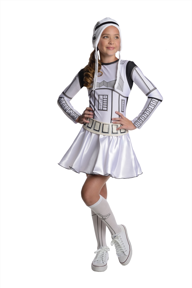 Stormtrooper Tween Girl Costume - Size S/Product Detail/Costumes