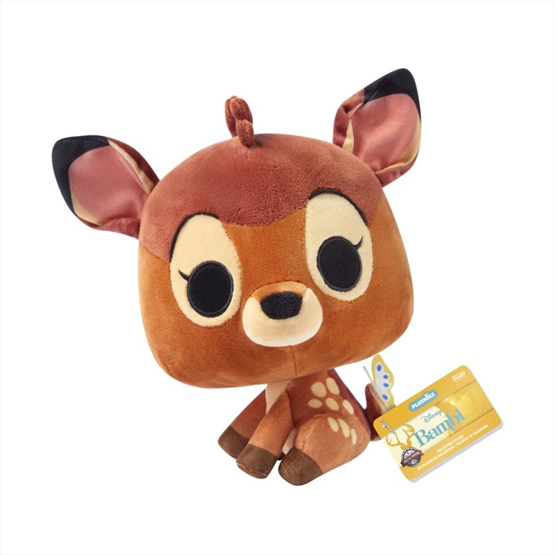 Bambi - Bambi with Flowers 7" Pop! Plush/Product Detail/Plush Toys