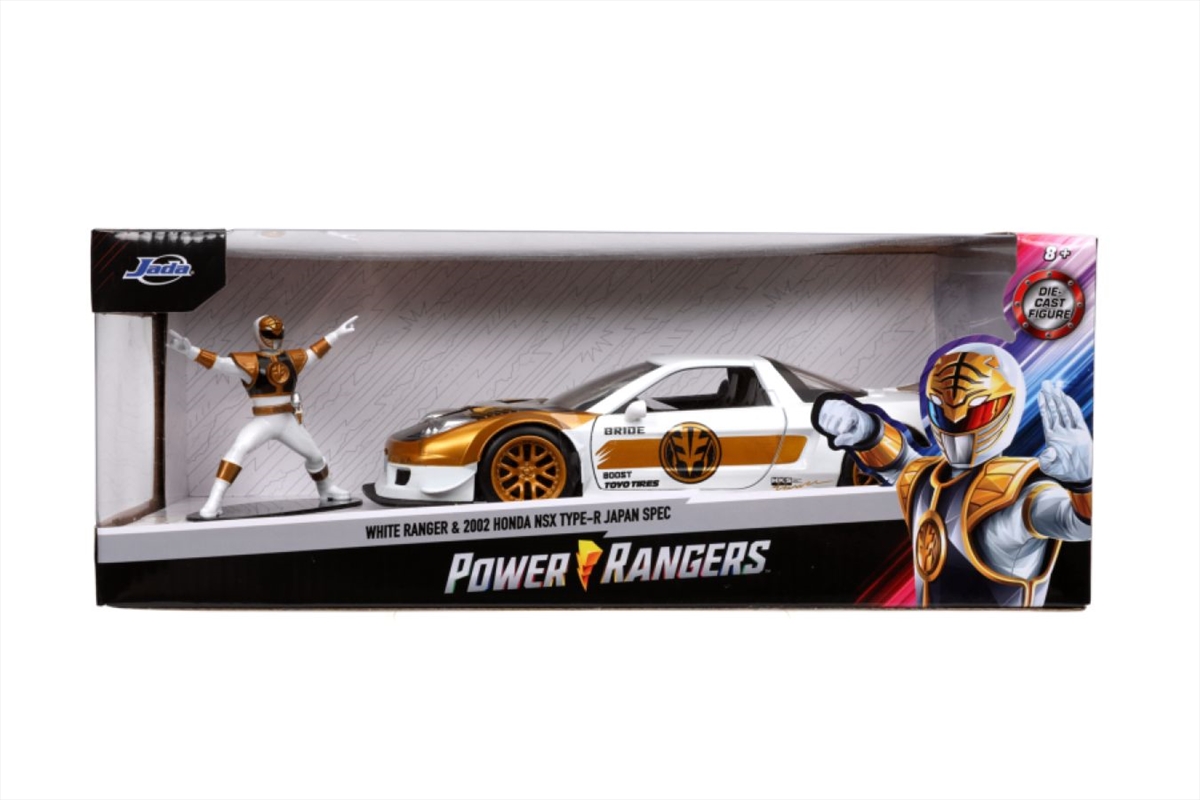Power Rangers - 2002 Honda NSX 1:24 with White Ranger Figure/Product Detail/Figurines