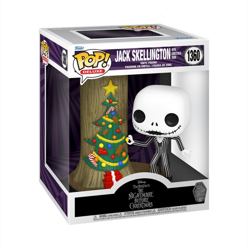 The Nightmare Before Christmas - Jack with Christmas Town Door 30th Anniversary Pop! Deluxe/Product Detail/Movies