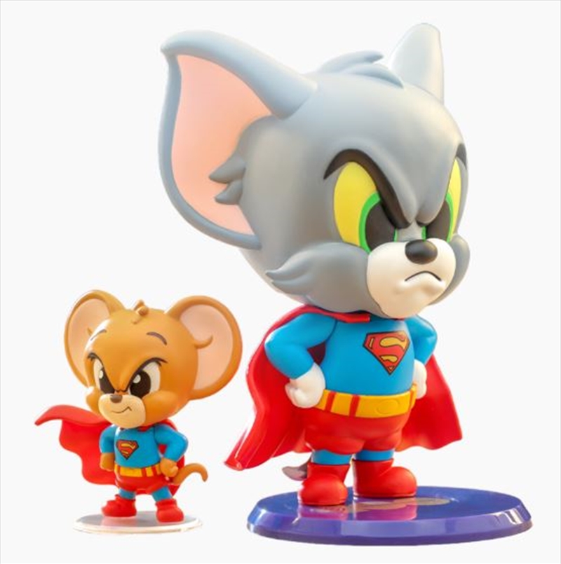 Tom & Jerry - Tom & Jerry as Superman Cosbaby Set/Product Detail/Figurines