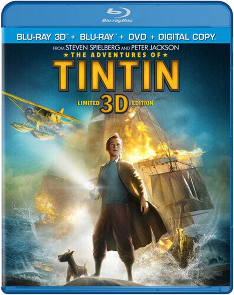 Adventures Of Tintin Blu-ray 3D/Product Detail/Animated