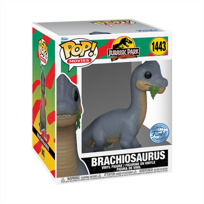 Jurassic Park - Brachiosaurus US Exclusive 6" Pop! Vinyl [RS]/Product Detail/Deluxe Pop Vinyl