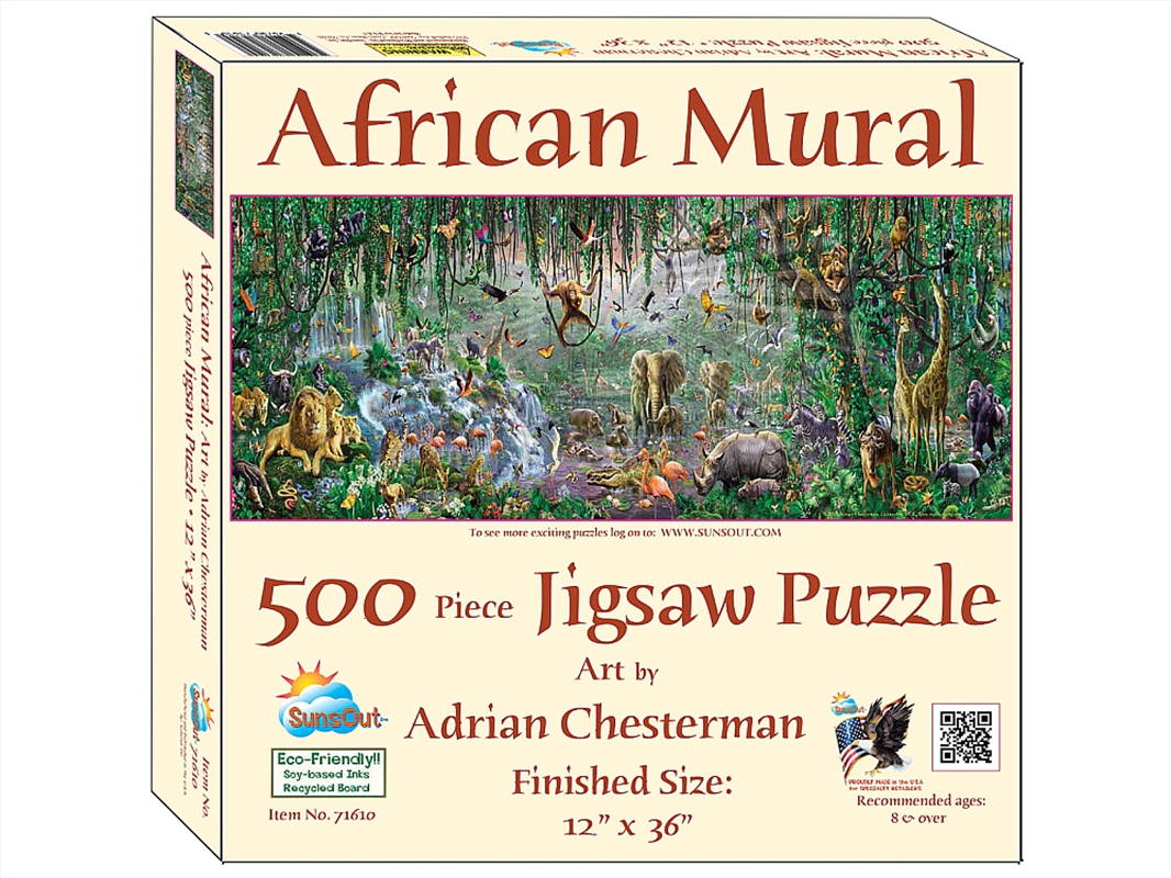 African Mural 500 Piece/Product Detail/Jigsaw Puzzles
