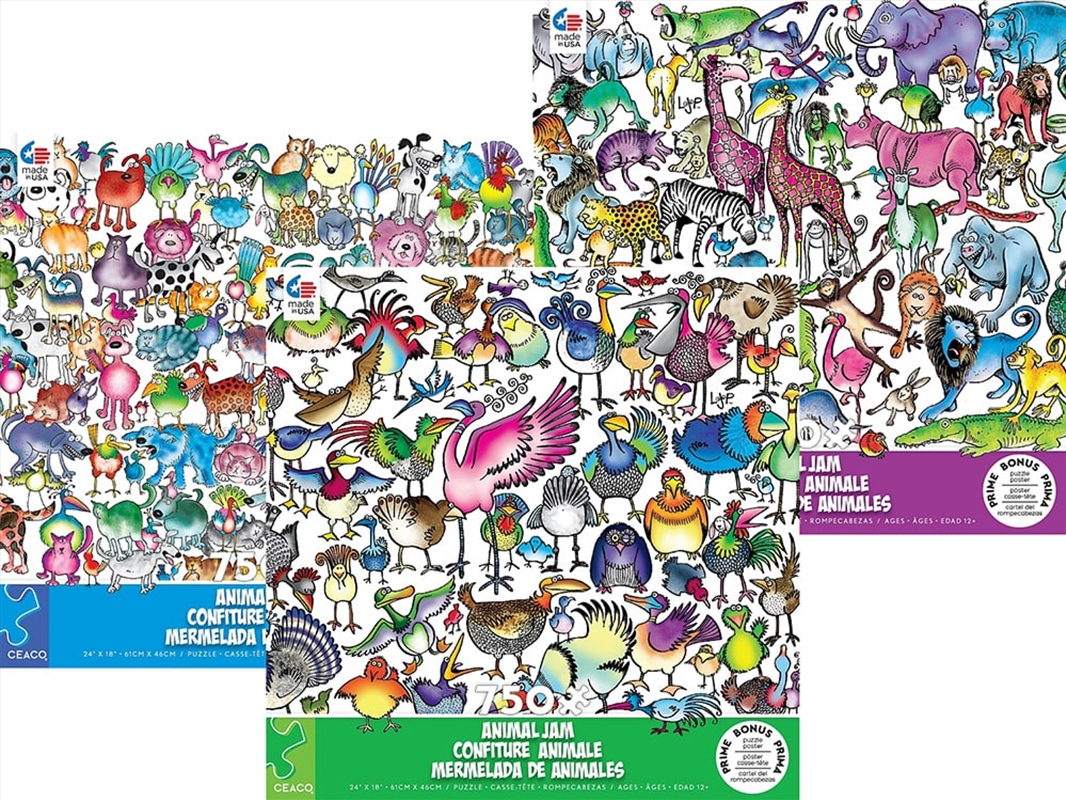Animal Jam 750 Piece Assorted (SENT AT RANDOM)/Product Detail/Jigsaw Puzzles