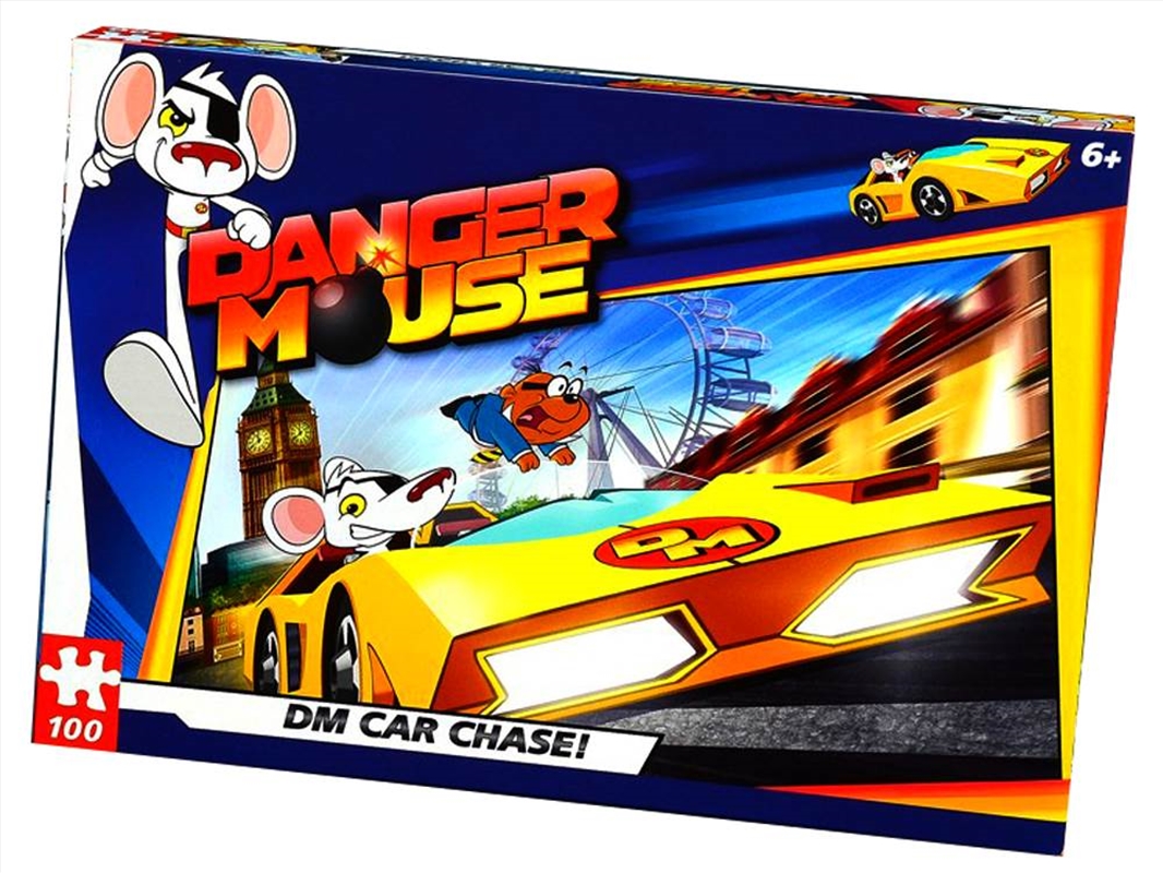 Danger Mouse Car Chase 100 Piece/Product Detail/Jigsaw Puzzles