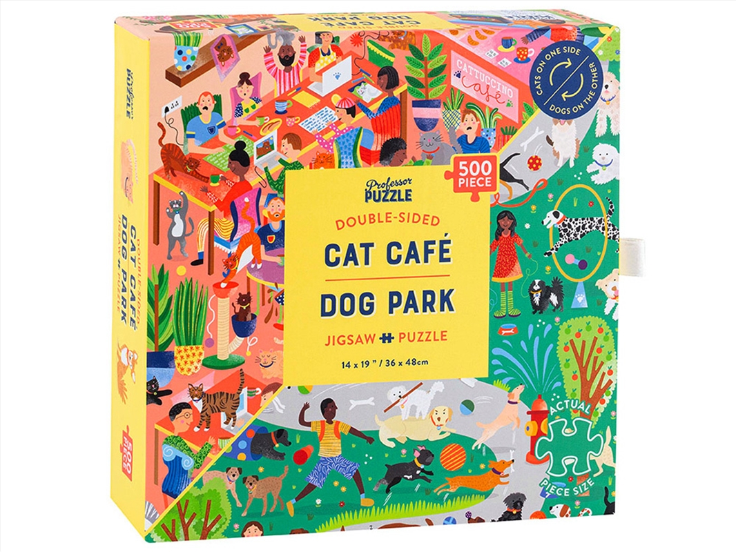 Cat Cafe And Dog Park Double 500 Piece/Product Detail/Jigsaw Puzzles
