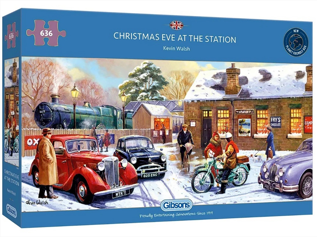 Christmas Eve At The Station 636 Piece/Product Detail/Jigsaw Puzzles