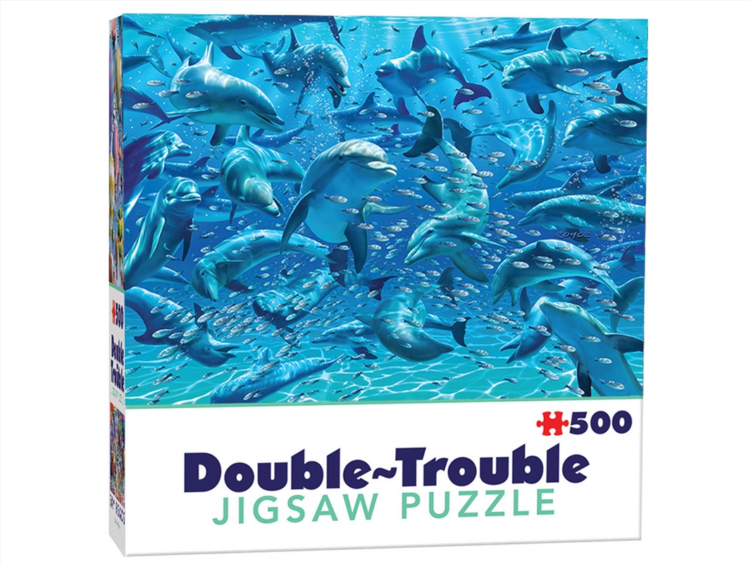 Double-Trouble Dolphins 500 Piece/Product Detail/Jigsaw Puzzles