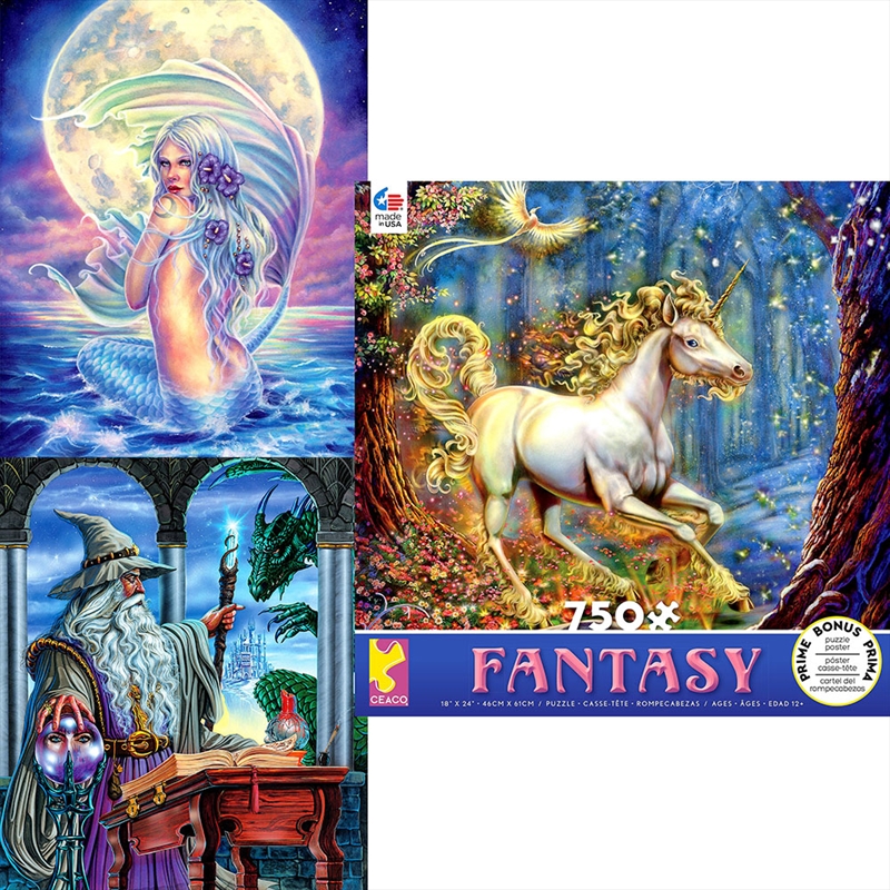 Fantasy 750 Piece Assorted (SENT AT RANDOM)/Product Detail/Jigsaw Puzzles