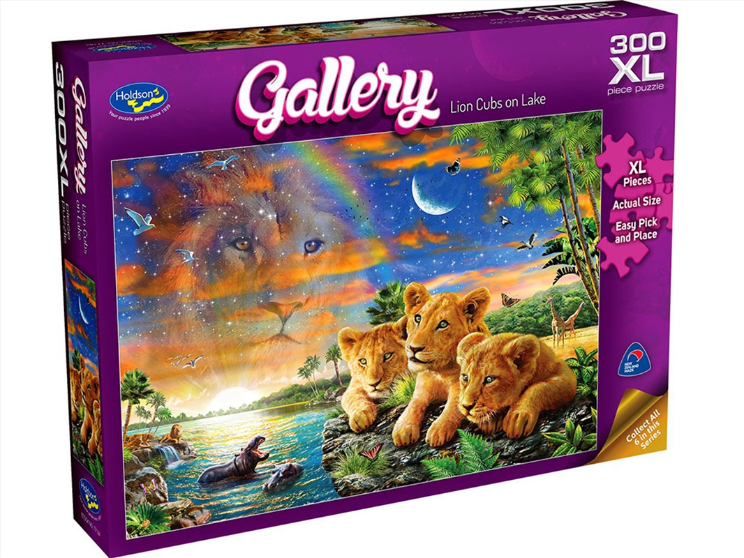 Gallery 6 Lion Cubs 300 Piece XL/Product Detail/Jigsaw Puzzles
