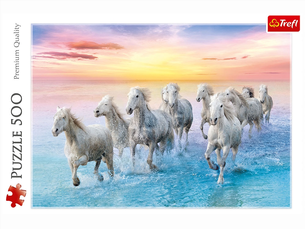 Galloping White Horses 500 Piece/Product Detail/Jigsaw Puzzles
