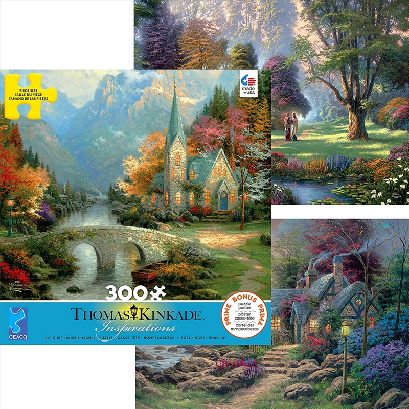 Kinkade Inspirations 300 Piece XL (SENT AT RANDOM)/Product Detail/Jigsaw Puzzles
