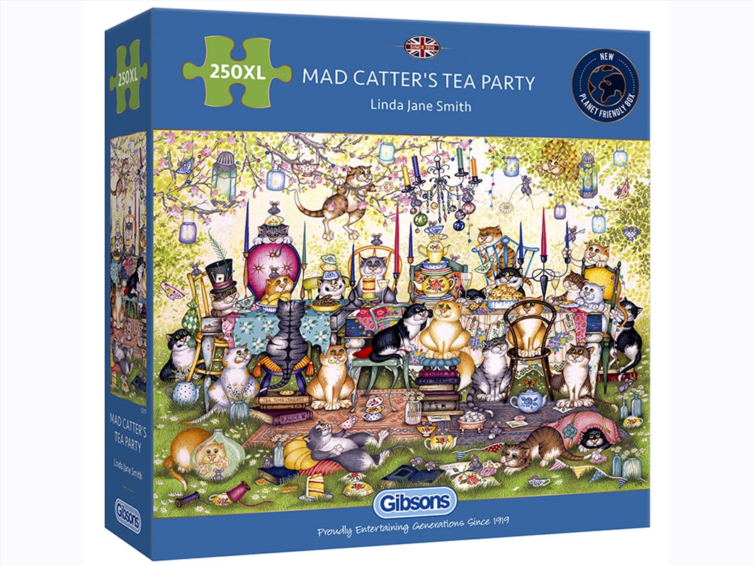 Mad Catters Tea Party 250 Piece XL/Product Detail/Jigsaw Puzzles
