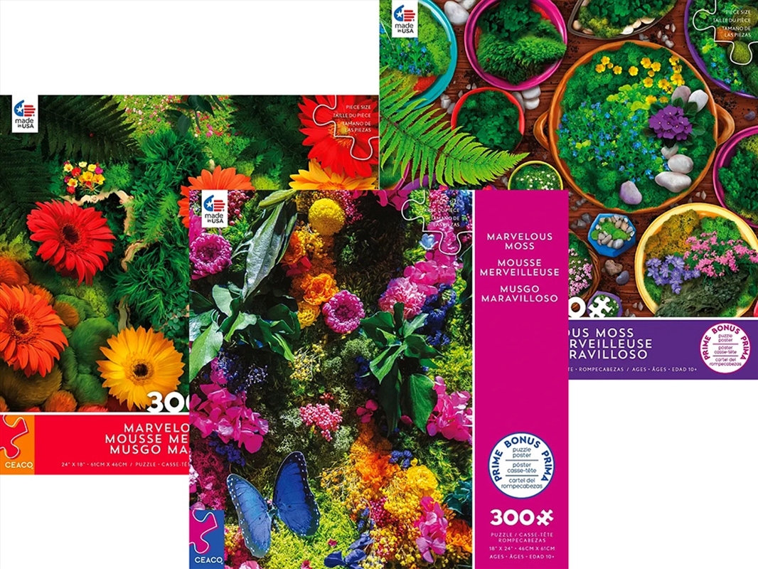 Marvelous Moss 300 Piece XL Assorted (SENT AT RANDOM)/Product Detail/Jigsaw Puzzles