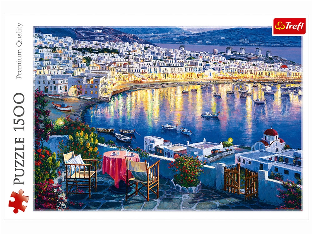 Mykonos At Sunset 1500 Piece/Product Detail/Jigsaw Puzzles