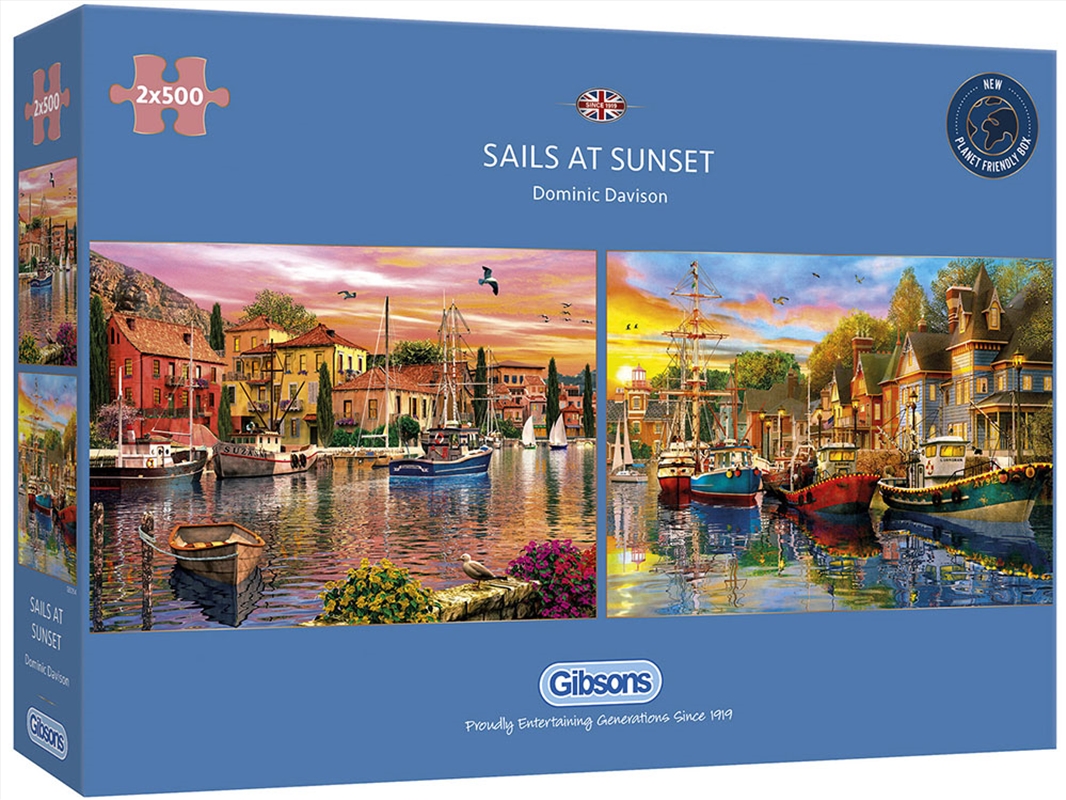 Sails At Sunset 2 X 500 Piece/Product Detail/Jigsaw Puzzles