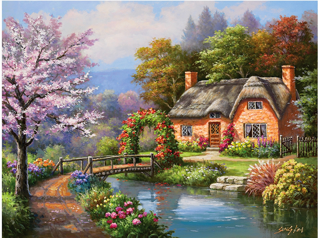 Spring Creek Cottage 500 Piece/Product Detail/Jigsaw Puzzles
