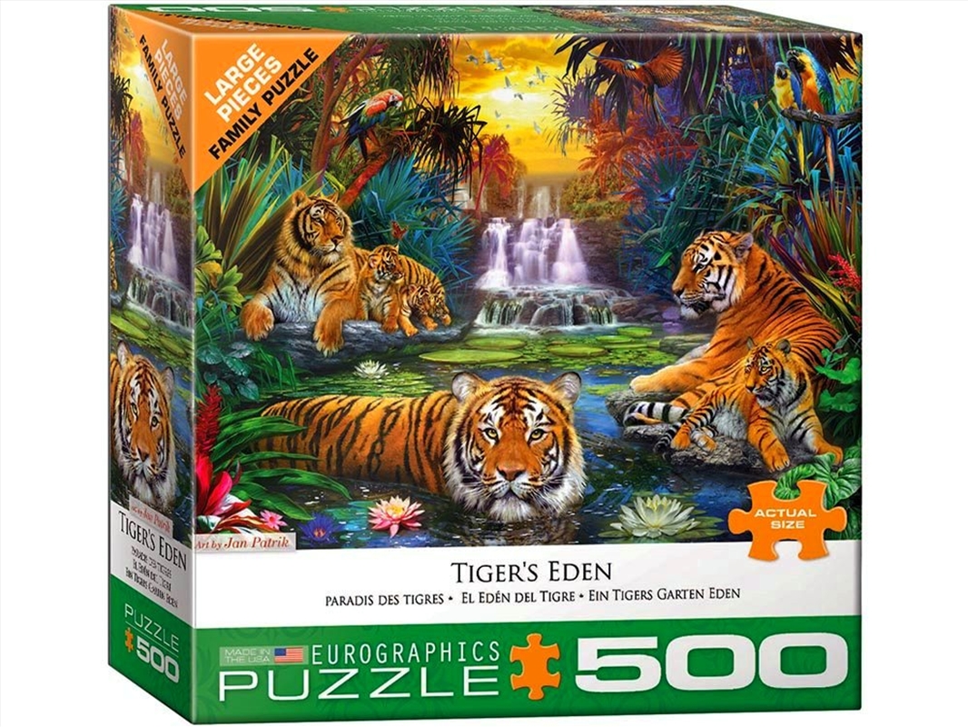 Tiger's Eden 500 Piece XL/Product Detail/Jigsaw Puzzles