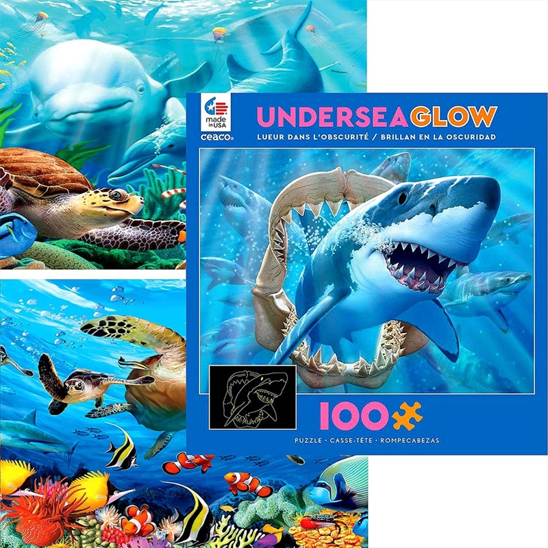 Undersea Glow 100 Piece (SENT AT RANDOM)/Product Detail/Jigsaw Puzzles